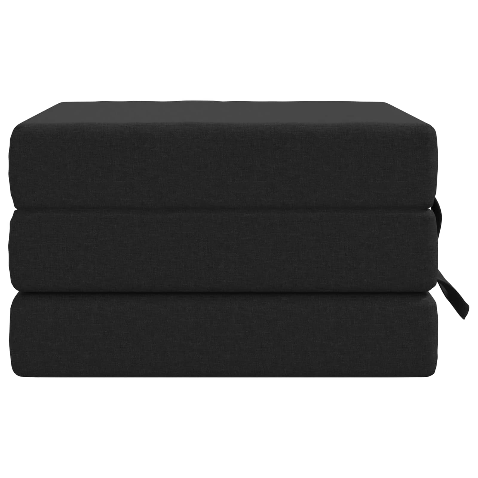 vidaXL Składana Sofa Łóżko 90 x 67 x 45 cm Czarny