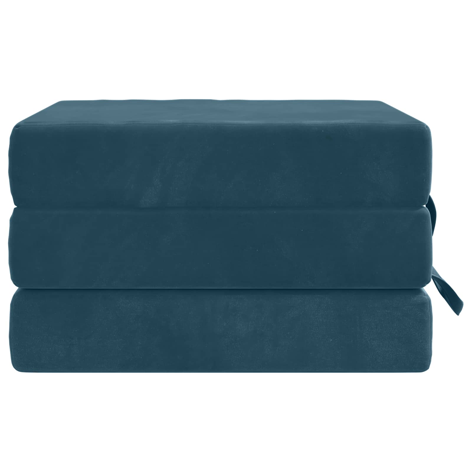 vidaXL Składana Sofa Łóżko 90 x 67 x 45 cm niebieski