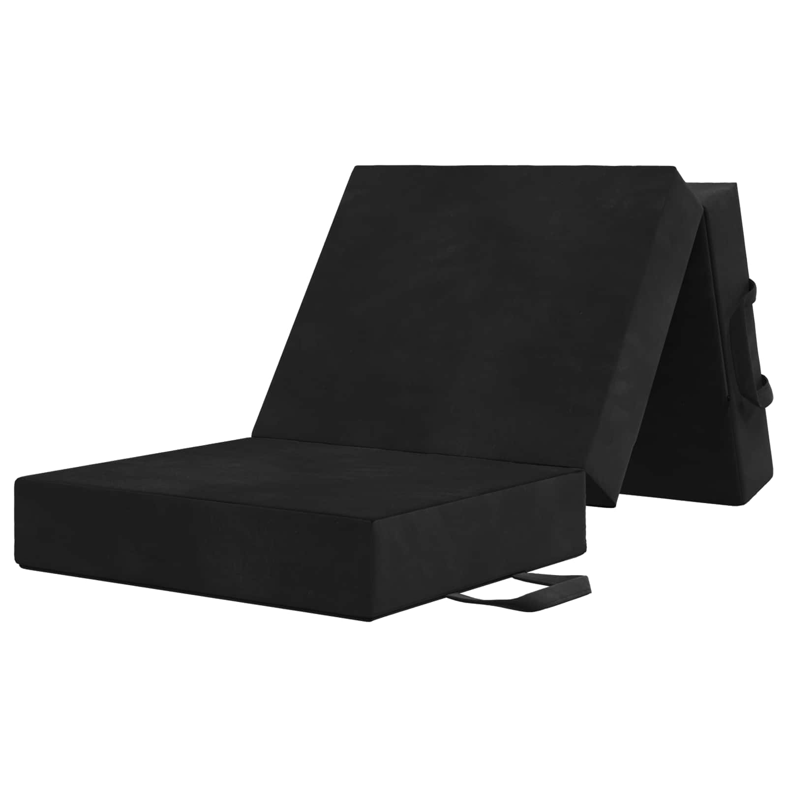 vidaXL Składana Sofa Łóżko 90 x 67 x 45 cm Czarny