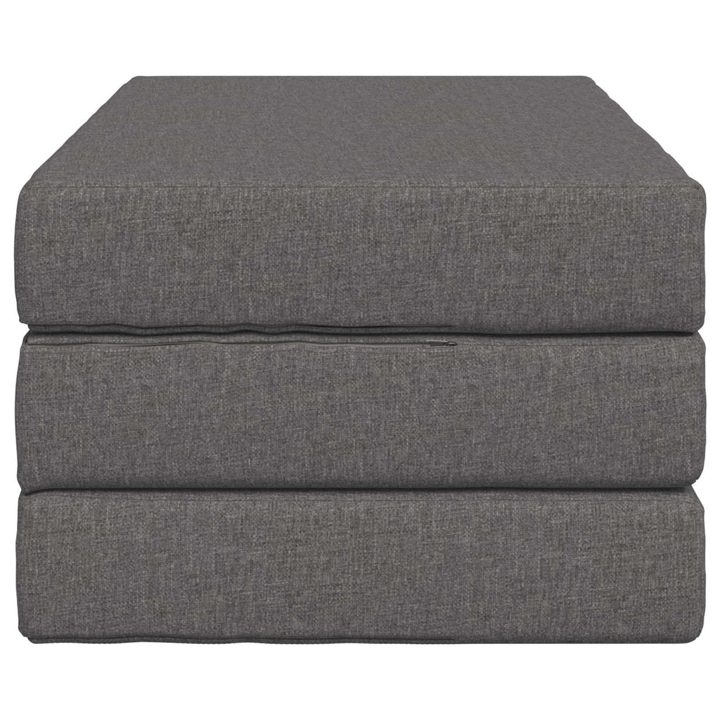 vidaXL Składana Sofa Łóżko 100 x 67 x 45 cm jasnoszary