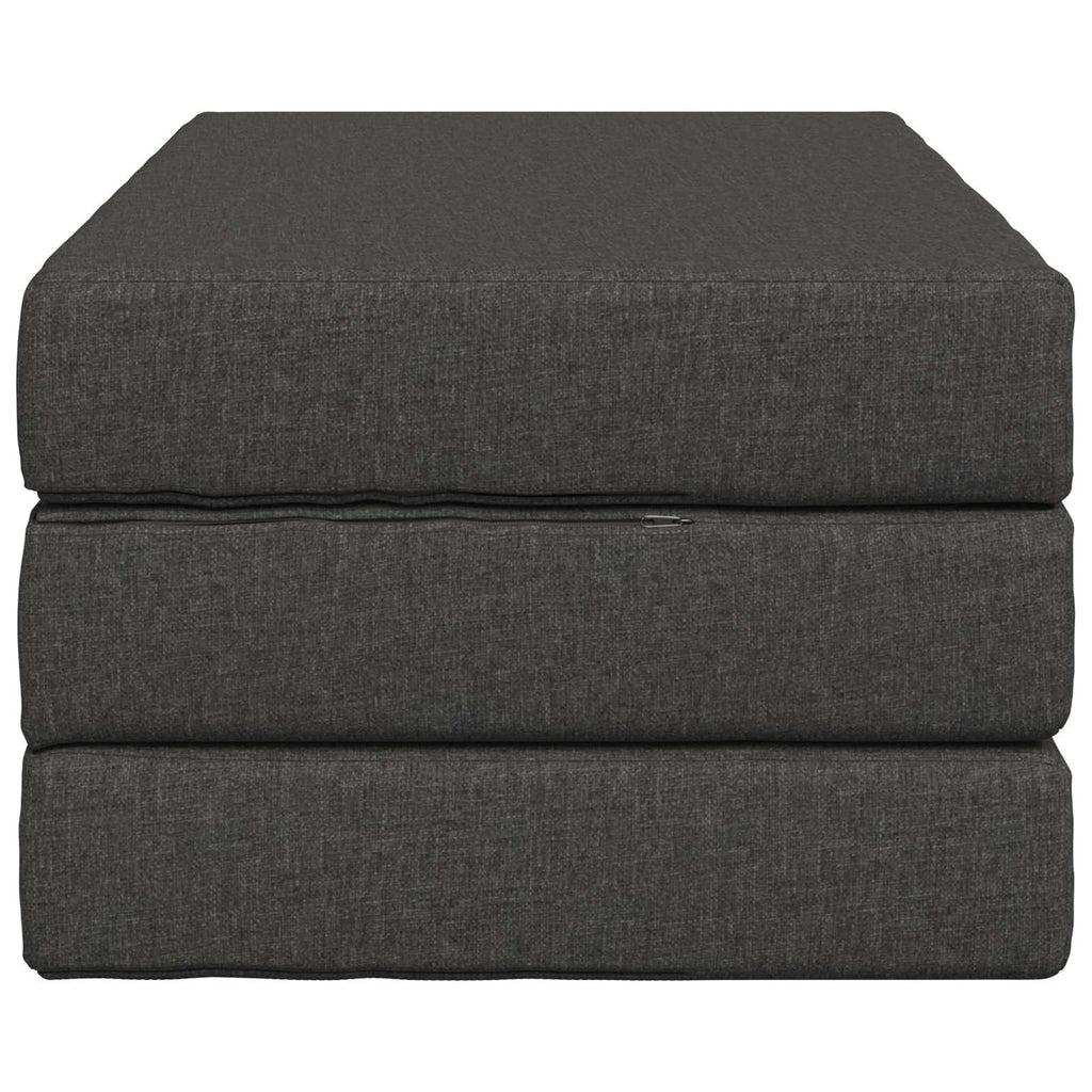 vidaXL Składana Sofa Łóżko 100 x 67 x 45 cm ciemnoszary