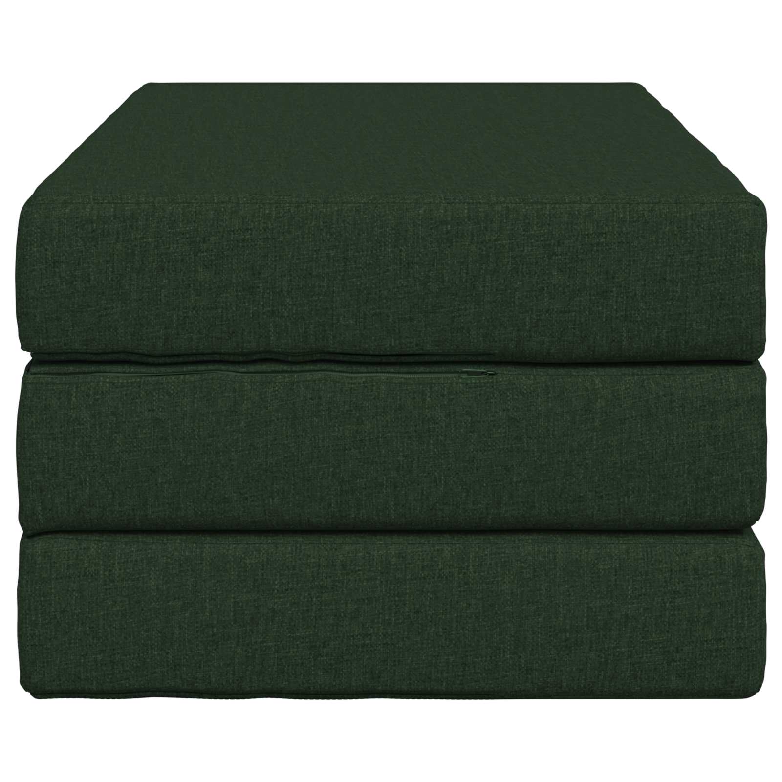 vidaXL Składana Sofa Łóżko 100 x 67 x 45 cm Ciemnozielony