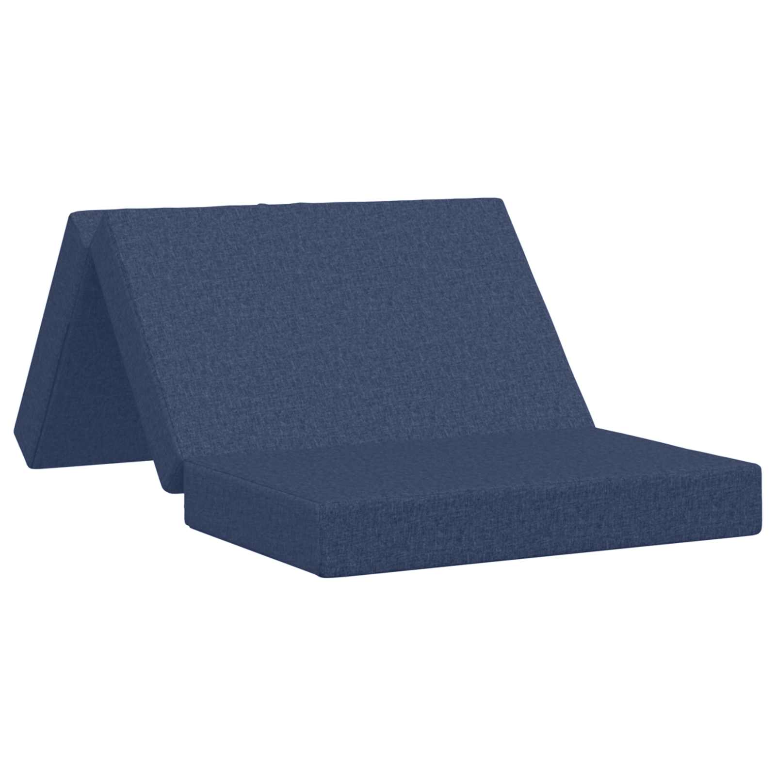 vidaXL Składana Sofa Łóżko 100 x 67 x 45 cm niebieski