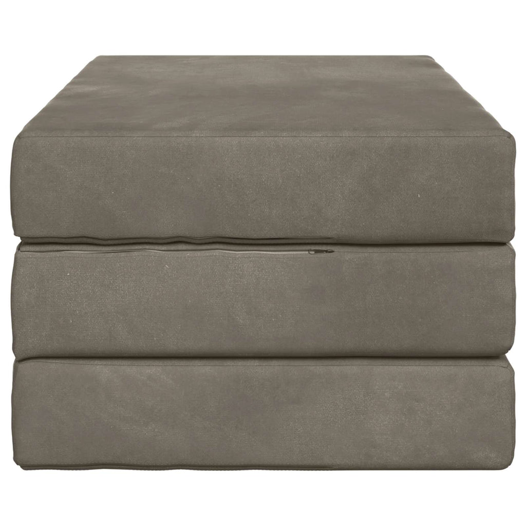 vidaXL Składana Sofa Łóżko 100 x 67 x 45 cm jasnoszary