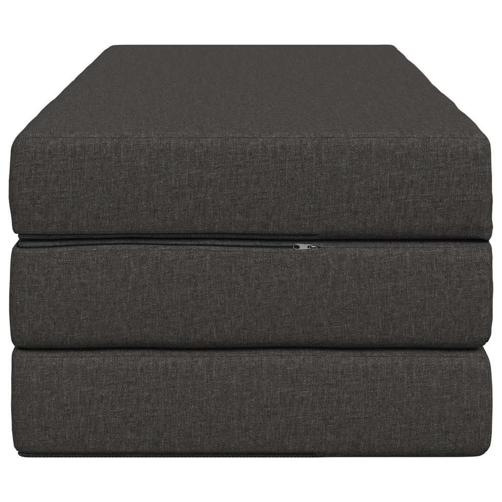 vidaXL Składana Sofa Łóżko 120 x 67 x 45 cm ciemnoszary