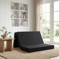 vidaXL Składana Sofa Łóżko 120 x 67 x 45 cm Czarny