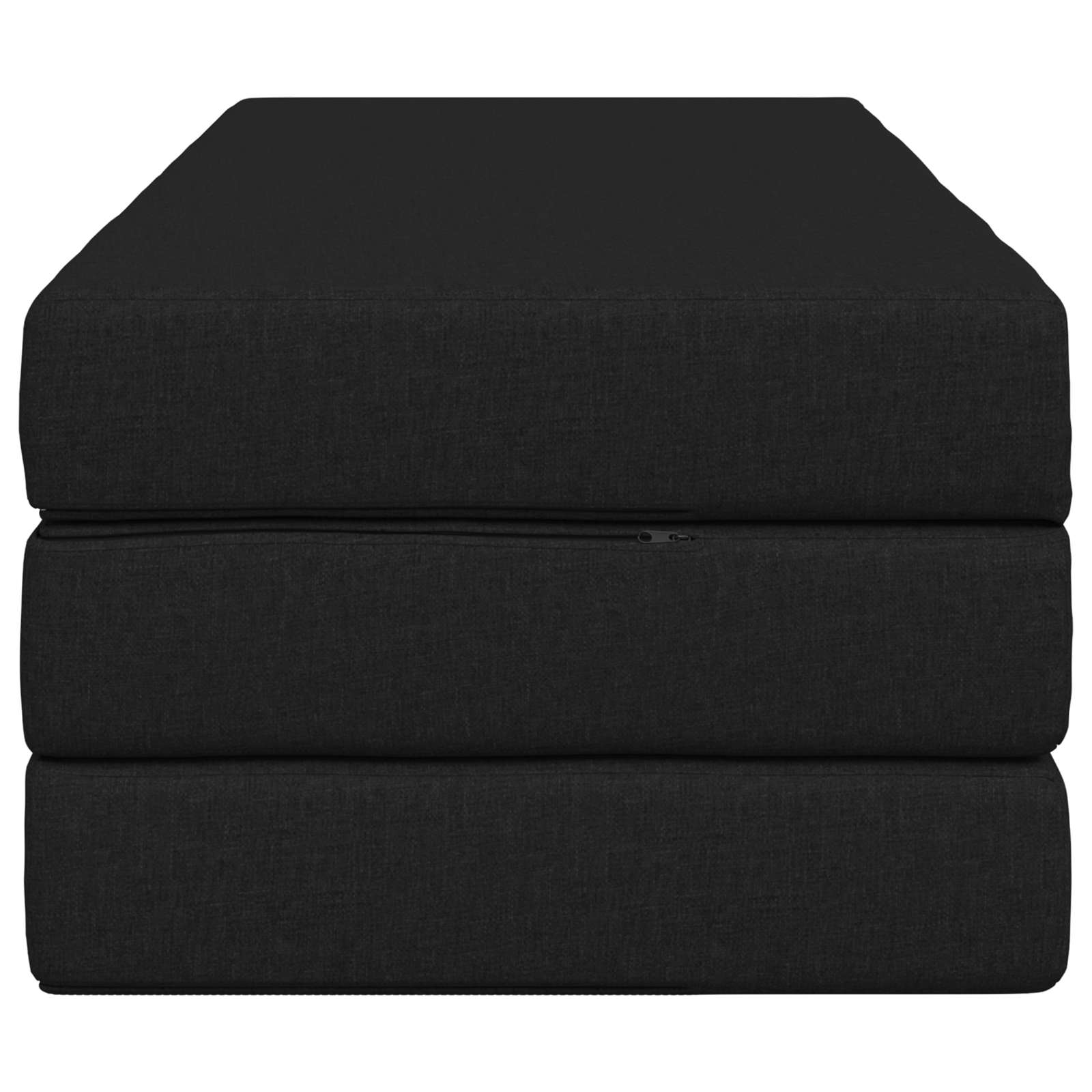 vidaXL Składana Sofa Łóżko 120 x 67 x 45 cm Czarny