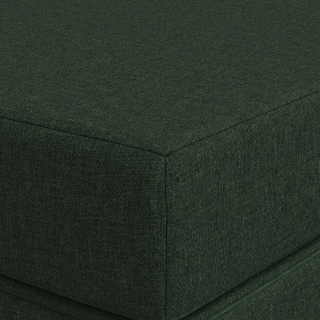 vidaXL Składana Sofa Łóżko 120 x 67 x 45 cm Ciemnozielony