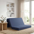 vidaXL Składana Sofa Łóżko 140 x 67 x 45 cm niebieski