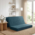 vidaXL Składana Sofa Łóżko 120 x 67 x 45 cm niebieski