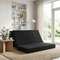 vidaXL Składana Sofa Łóżko 140 x 67 x 45 cm Czarny