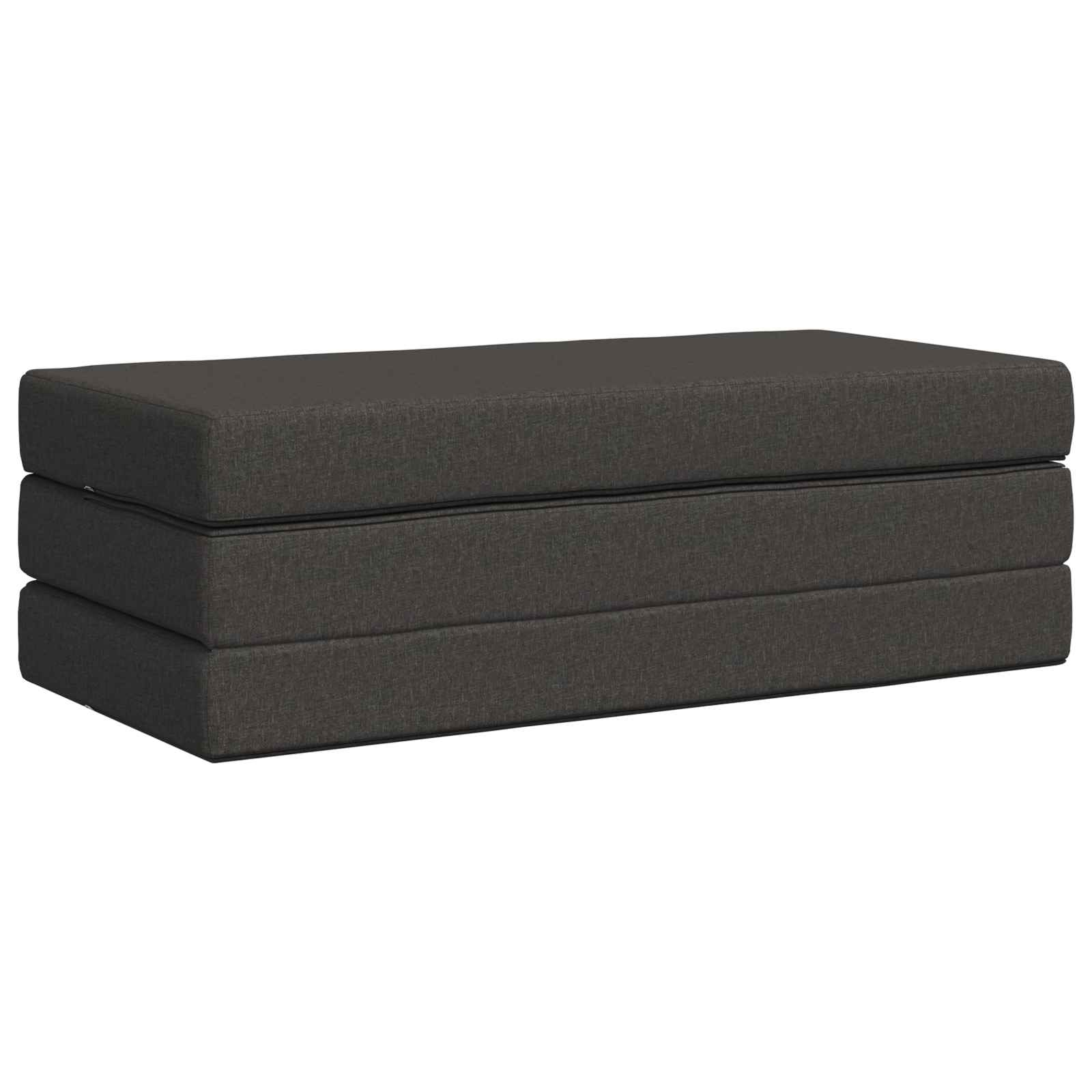 vidaXL Składana Sofa Łóżko 140 x 67 x 45 cm ciemnoszary