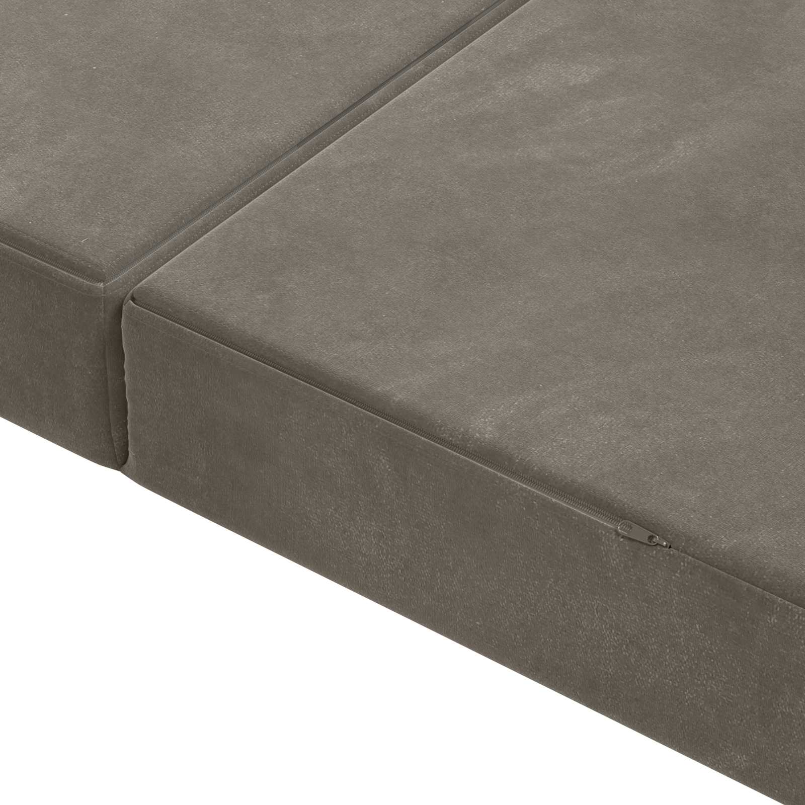 vidaXL Składana Sofa Łóżko 140 x 67 x 45 cm jasnoszary