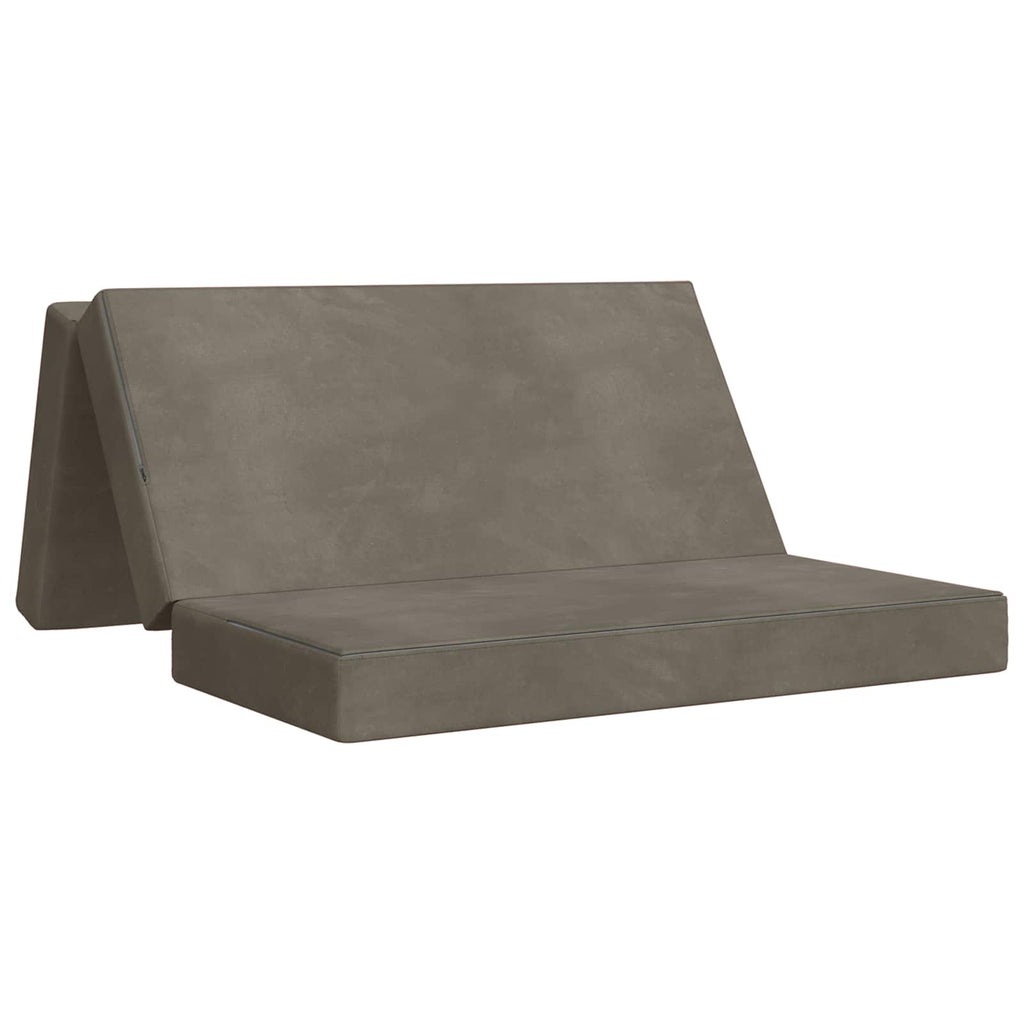 vidaXL Składana Sofa Łóżko 140 x 67 x 45 cm jasnoszary