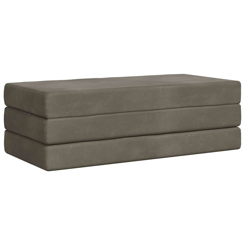 vidaXL Składana Sofa Łóżko 140 x 67 x 45 cm jasnoszary