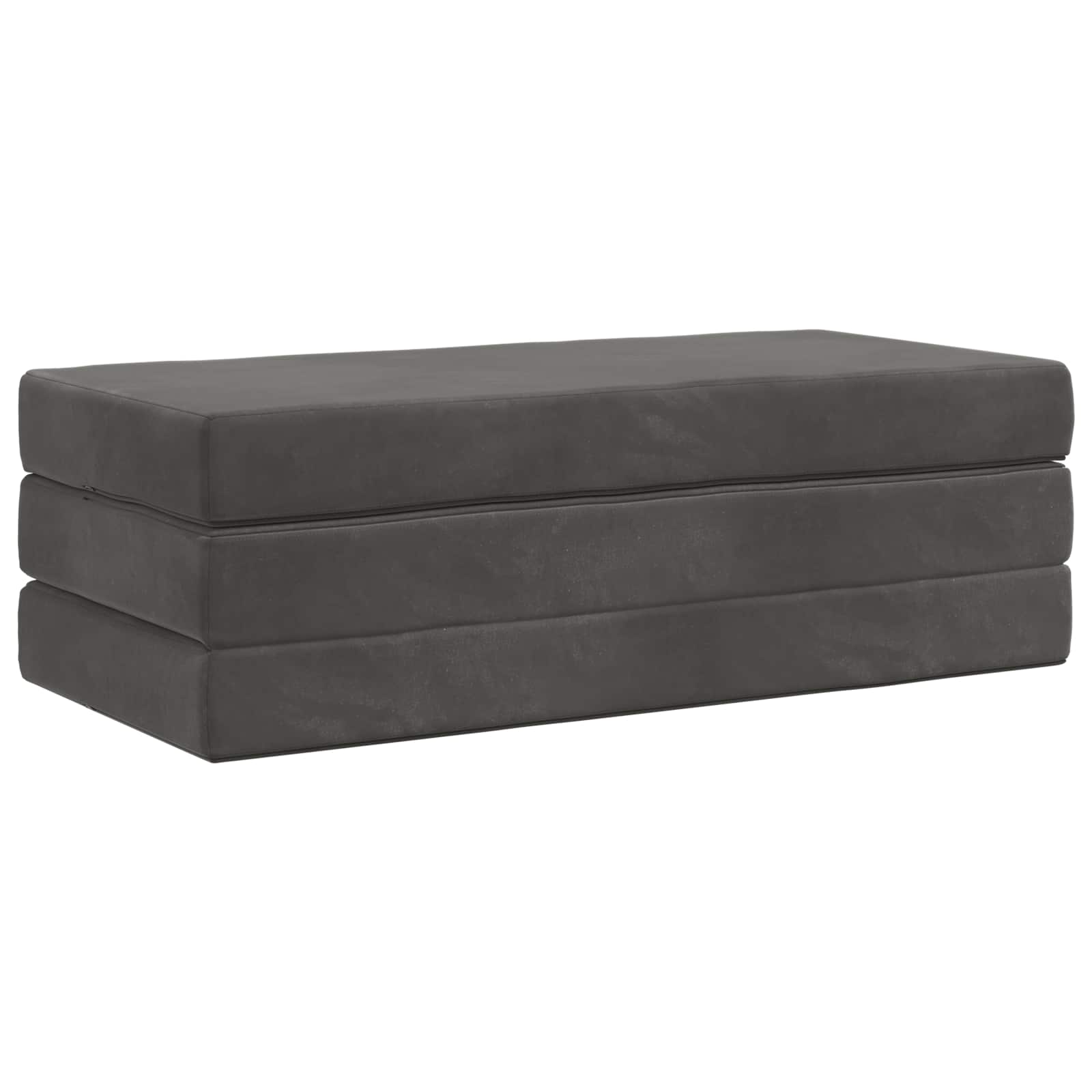 vidaXL Składana Sofa Łóżko 140 x 67 x 45 cm ciemnoszary