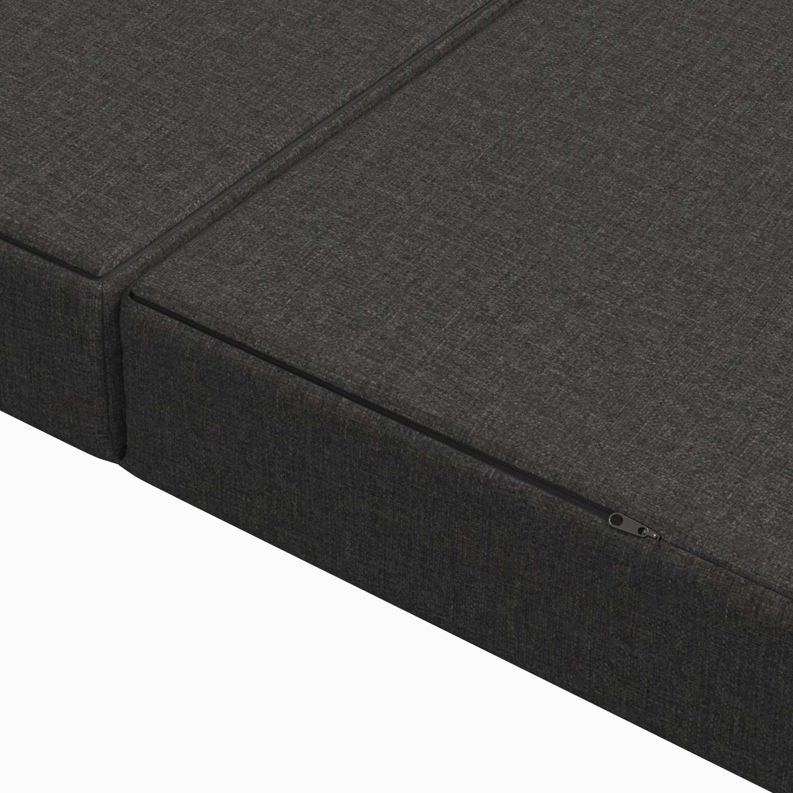 vidaXL Składana Sofa Łóżko 160 x 67 x 45 cm ciemnoszary
