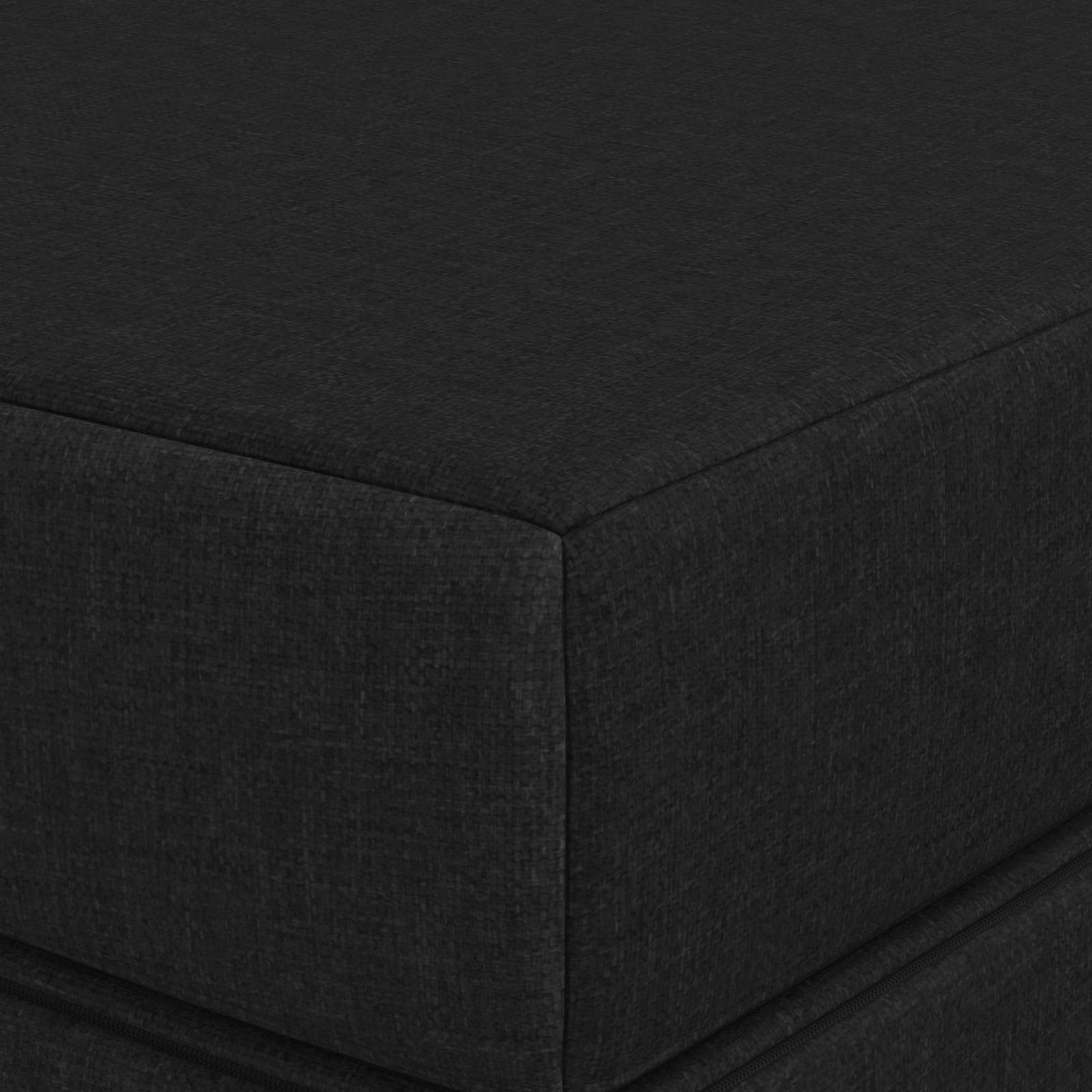 vidaXL Składana Sofa Łóżko 160 x 67 x 45 cm Czarny