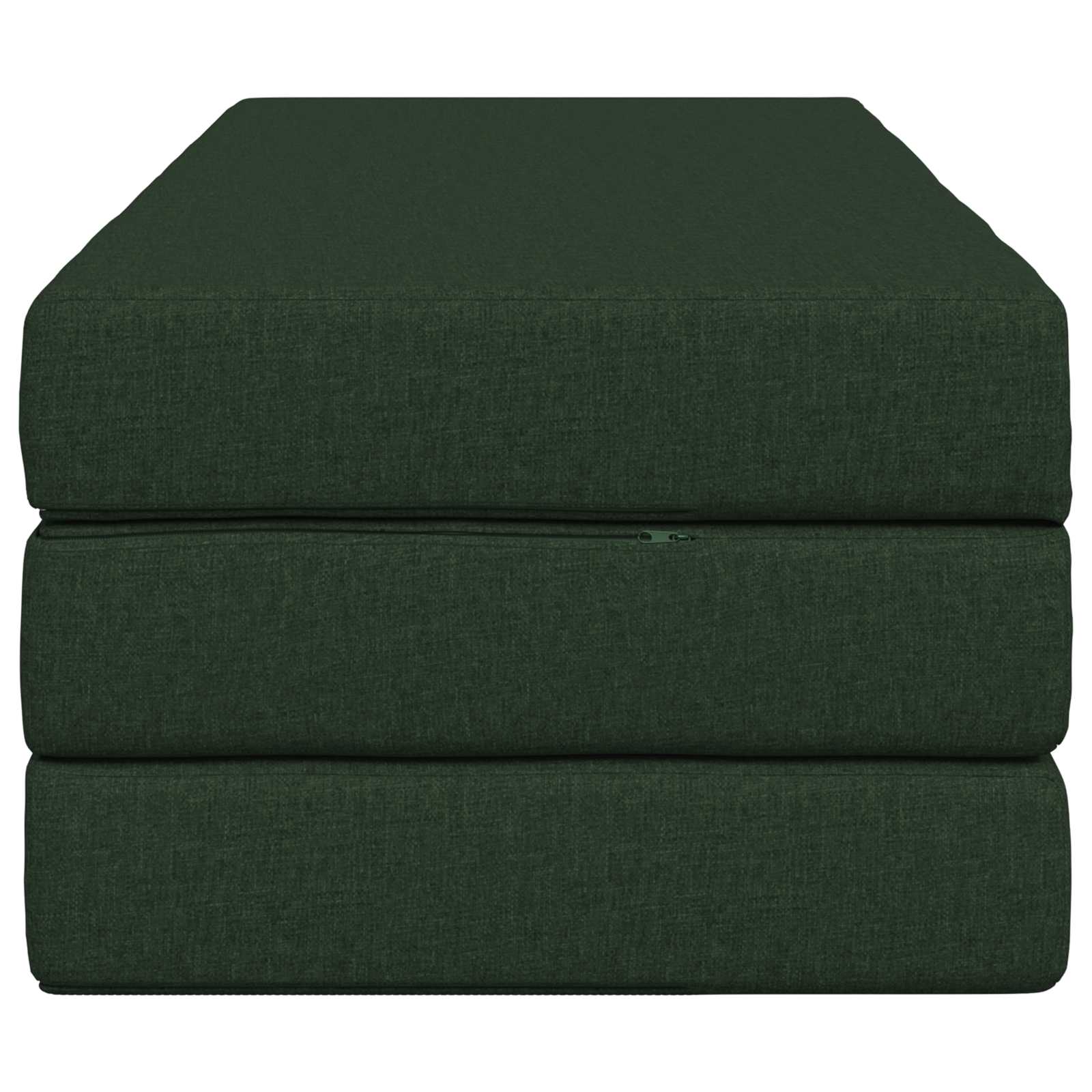 vidaXL Składana Sofa Łóżko 160 x 67 x 45 cm Ciemnozielony