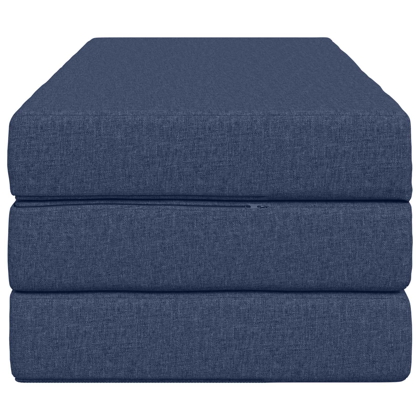 vidaXL Składana Sofa Łóżko 160 x 67 x 45 cm niebieski