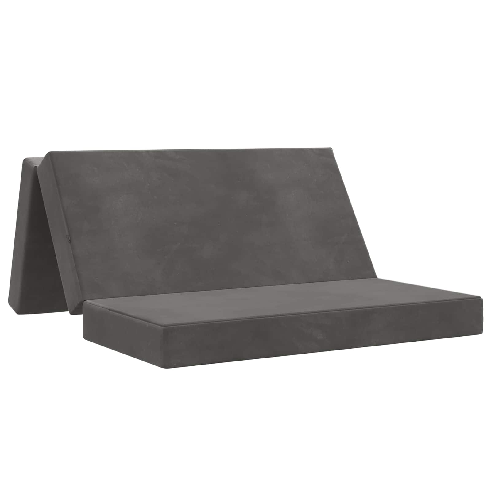 vidaXL Składana Sofa Łóżko 160 x 67 x 45 cm ciemnoszary