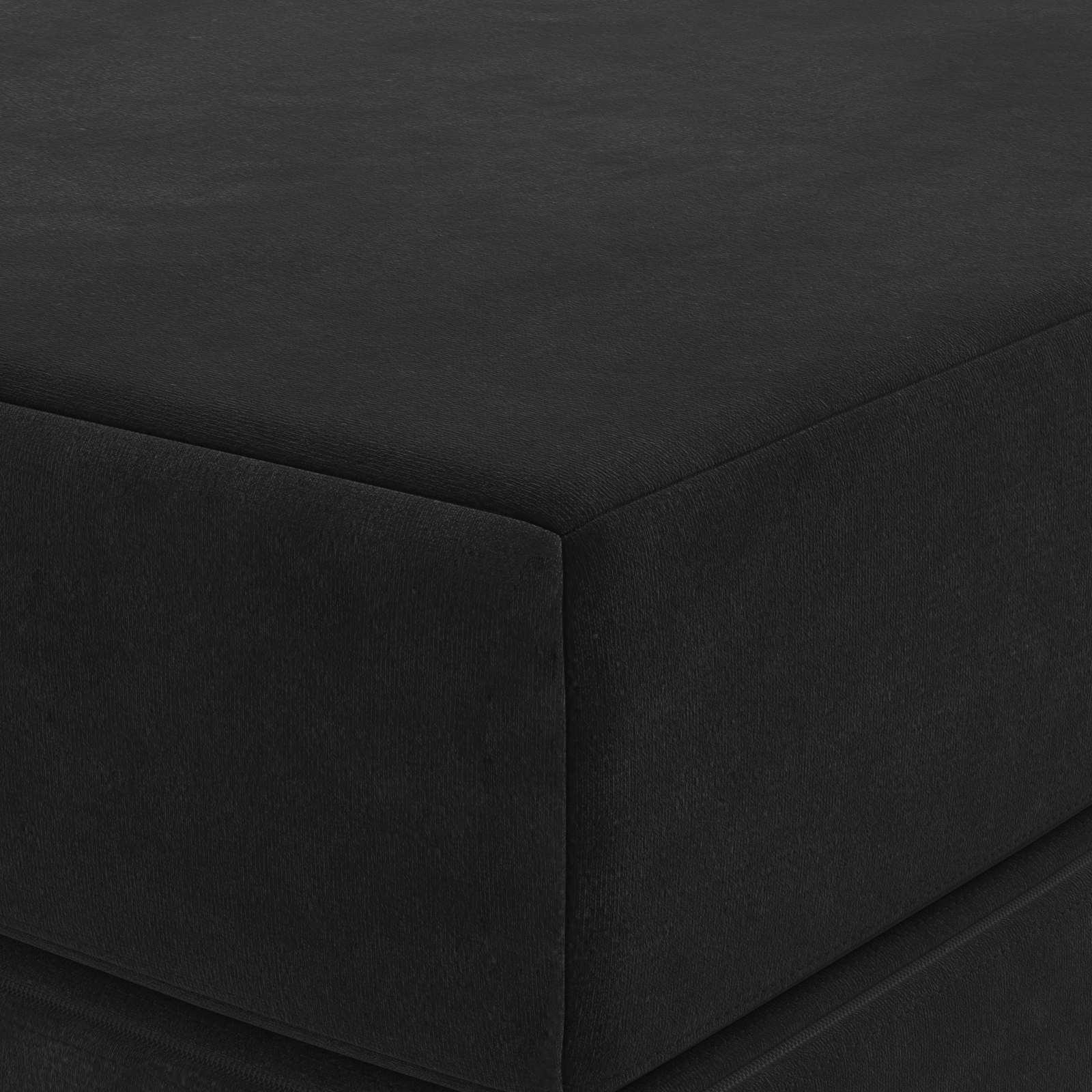 vidaXL Składana Sofa Łóżko 160 x 67 x 45 cm Czarny