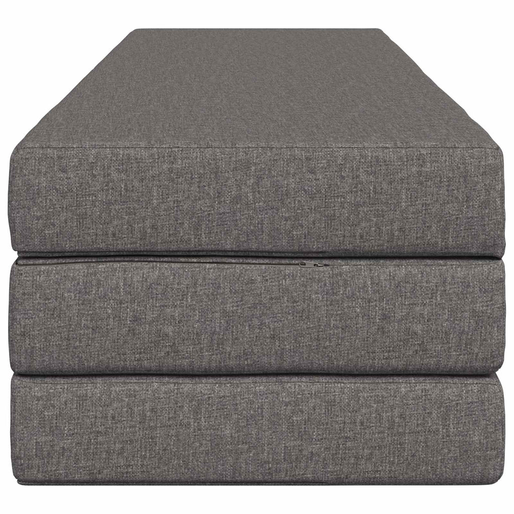 vidaXL Składana Sofa Łóżko 180 x 67 x 45 cm jasnoszary
