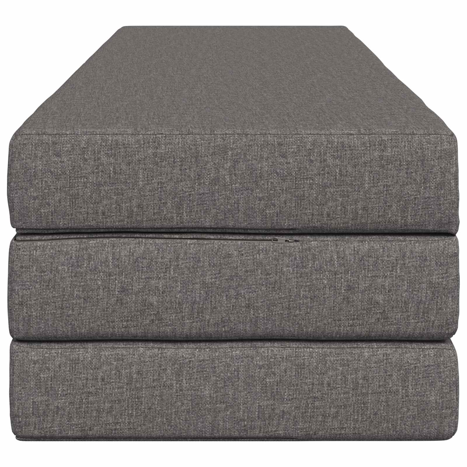vidaXL Składana Sofa Łóżko 180 x 67 x 45 cm jasnoszary