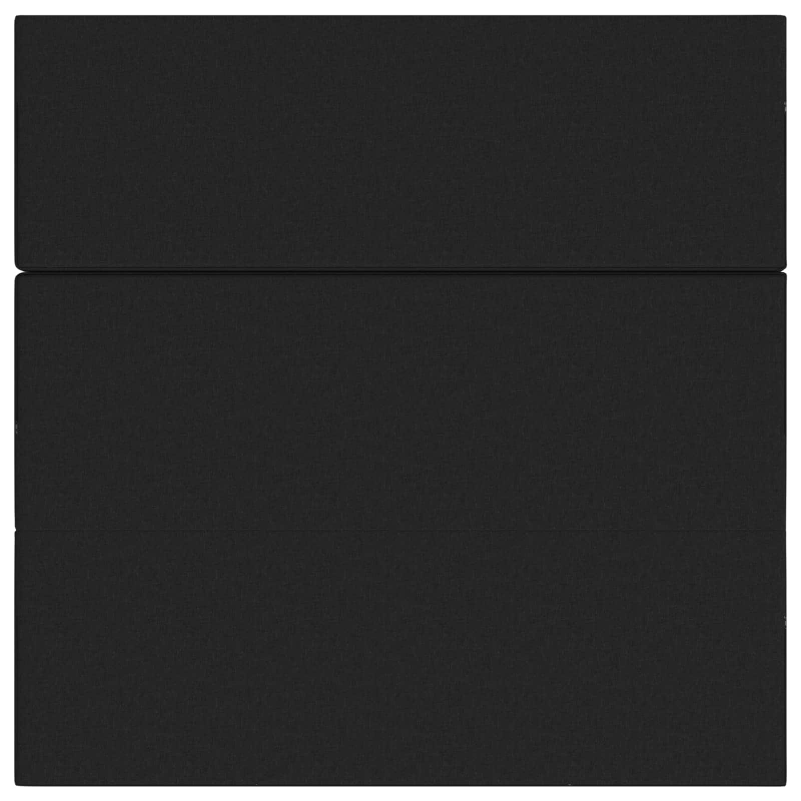 vidaXL Składana Sofa Łóżko 180 x 67 x 45 cm Czarny