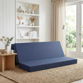 vidaXL Składana Sofa Łóżko 200 x 67 x 45 cm niebieski