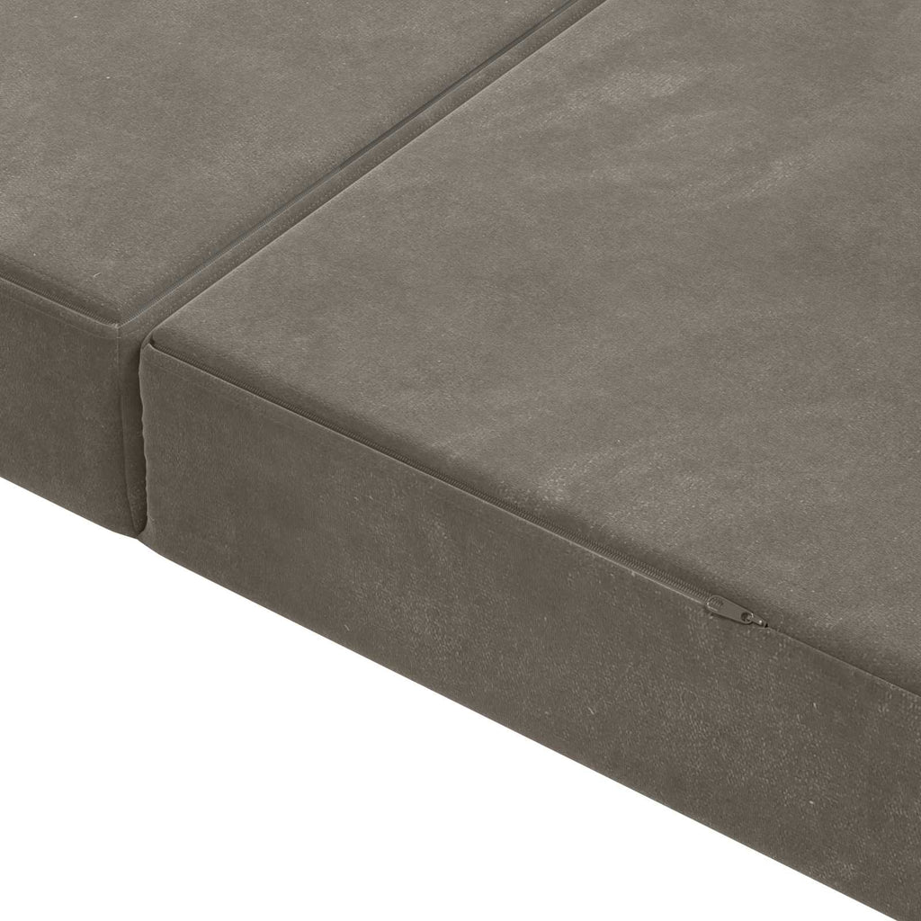 vidaXL Składana Sofa Łóżko 180 x 67 x 45 cm jasnoszary