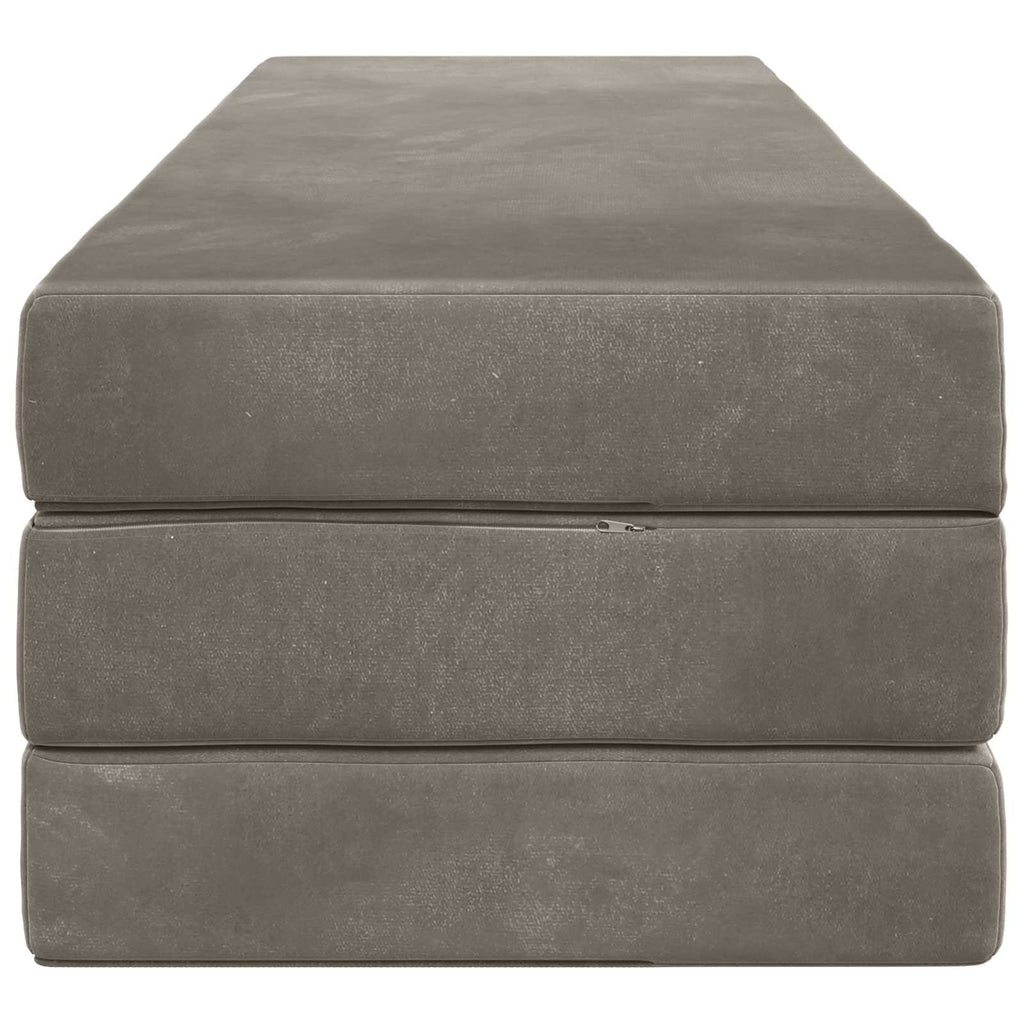 vidaXL Składana Sofa Łóżko 180 x 67 x 45 cm jasnoszary
