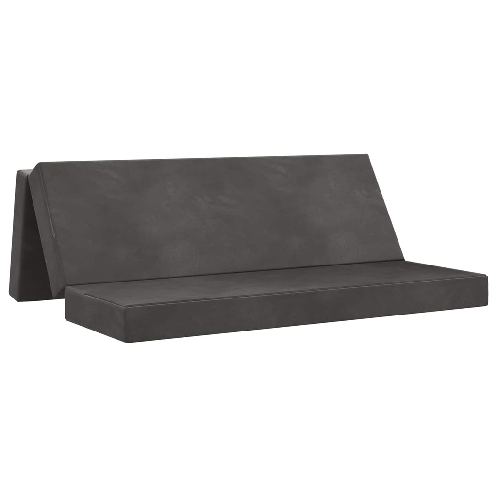 vidaXL Składana Sofa Łóżko 180 x 67 x 45 cm ciemnoszary