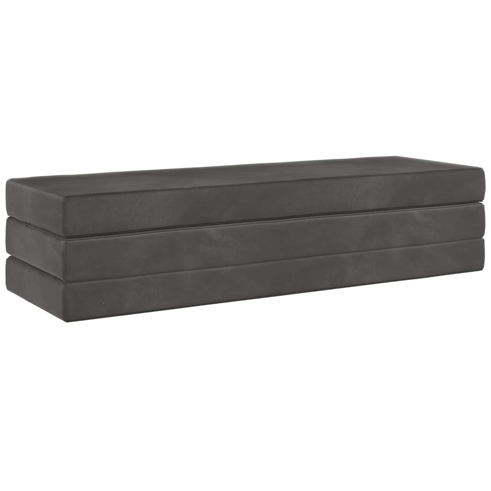 vidaXL Składana Sofa Łóżko 180 x 67 x 45 cm ciemnoszary