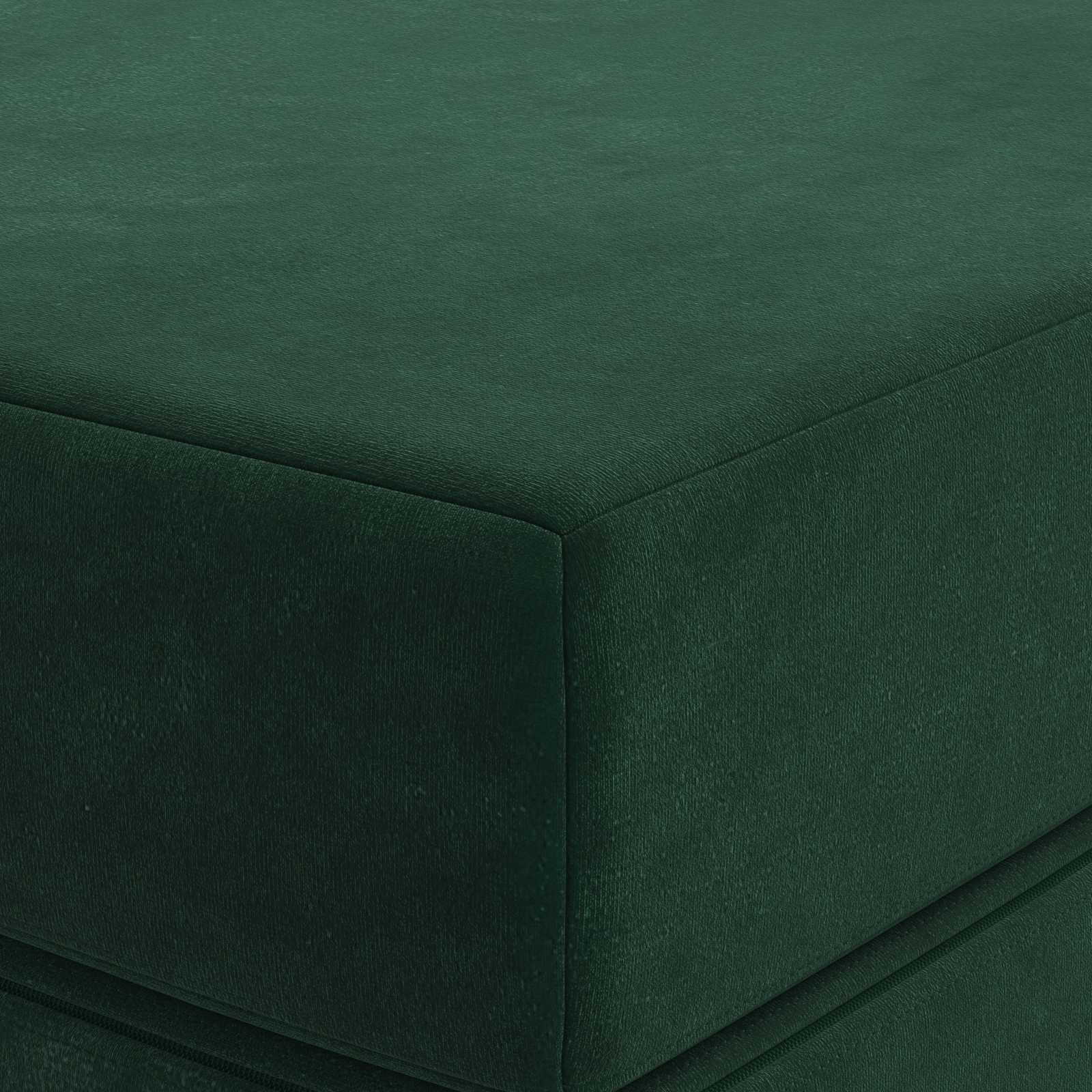 vidaXL Składana Sofa Łóżko 180 x 67 x 45 cm Ciemnozielony