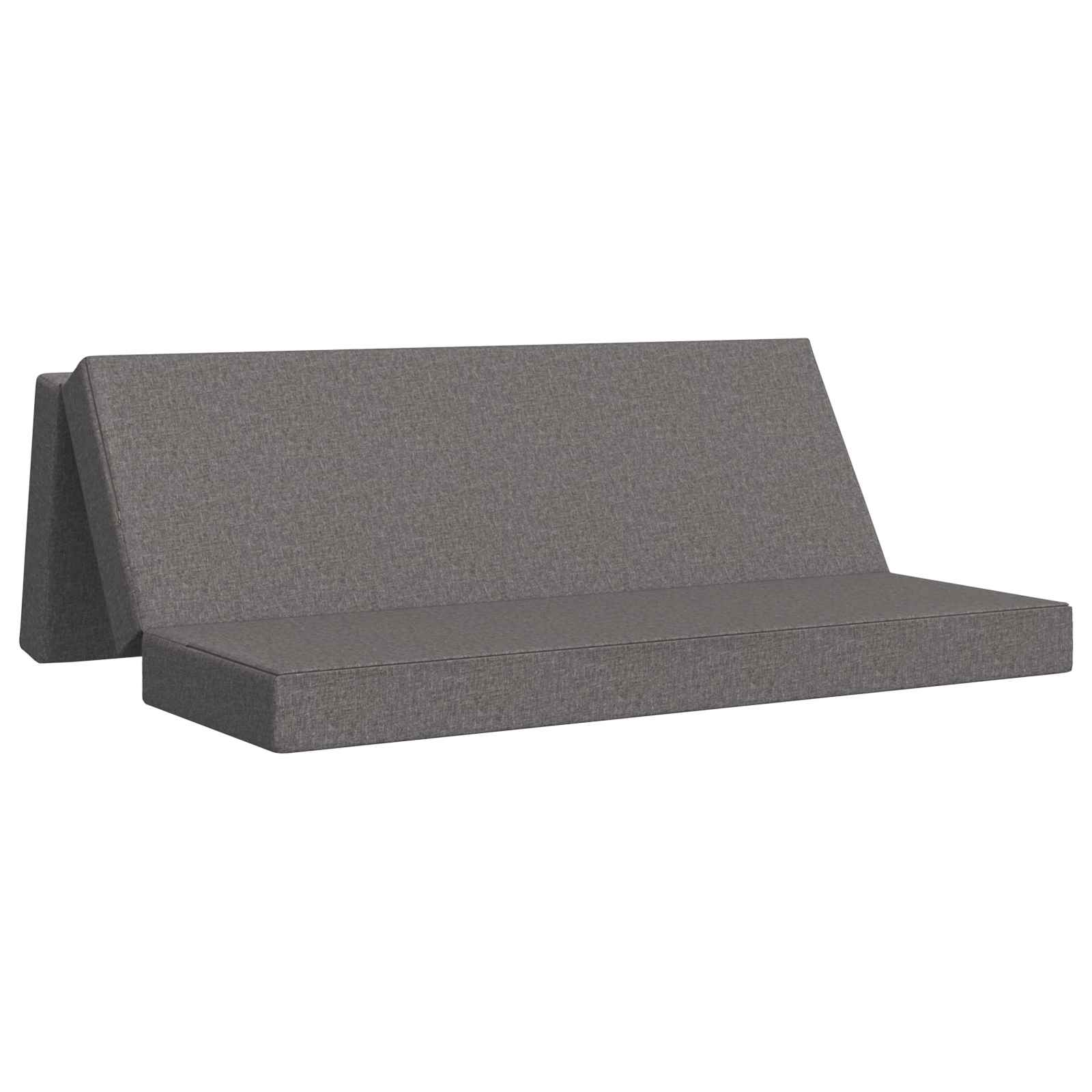 vidaXL Składana Sofa Łóżko 200 x 67 x 45 cm jasnoszary