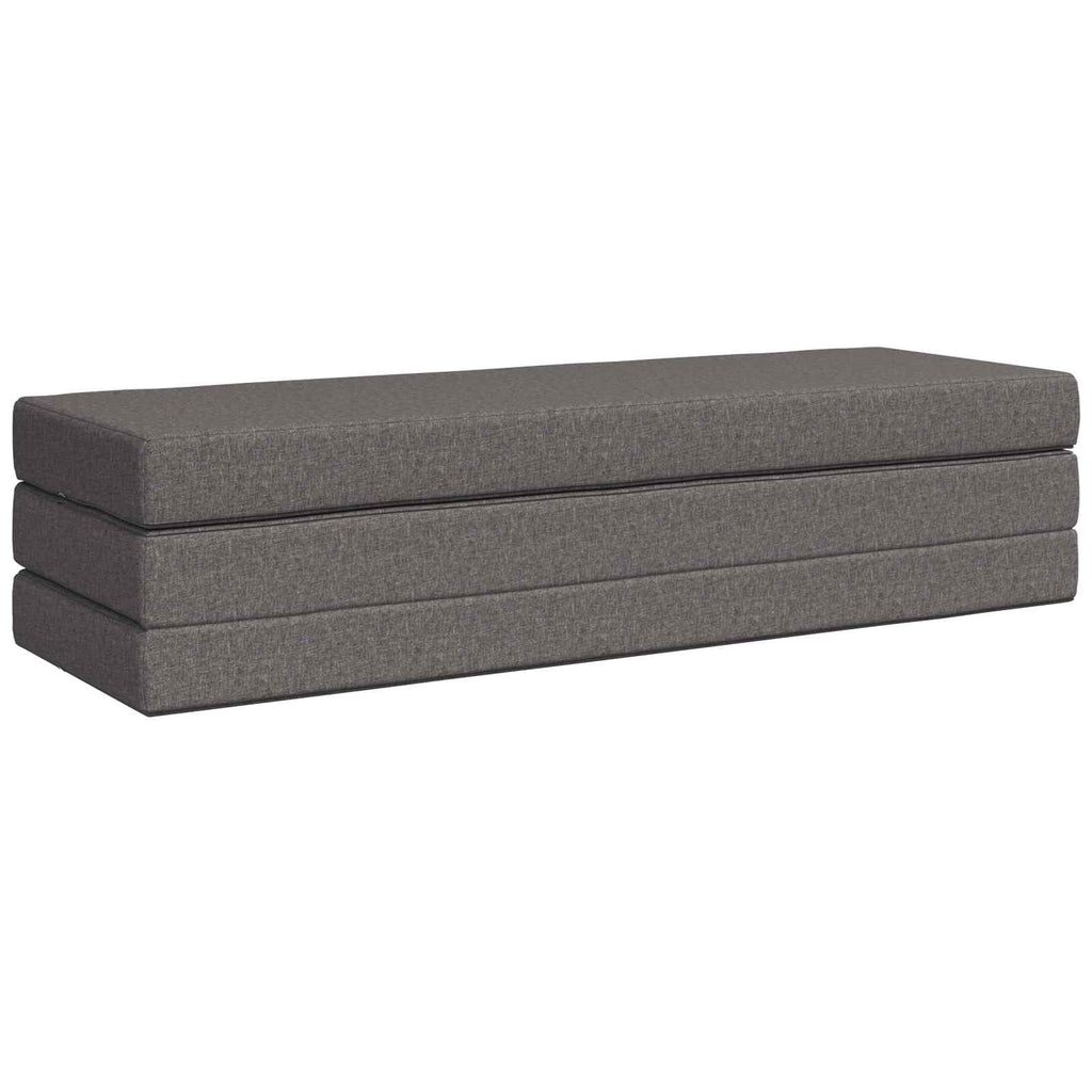 vidaXL Składana Sofa Łóżko 200 x 67 x 45 cm jasnoszary