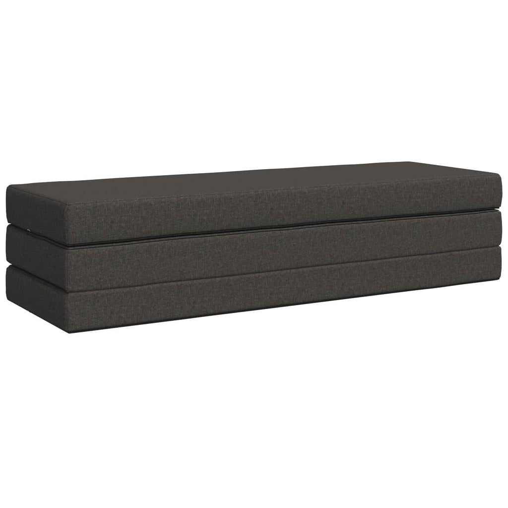vidaXL Składana Sofa Łóżko 200 x 67 x 45 cm ciemnoszary