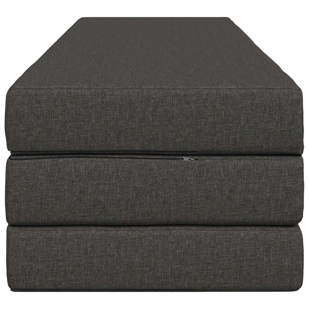vidaXL Składana Sofa Łóżko 200 x 67 x 45 cm ciemnoszary