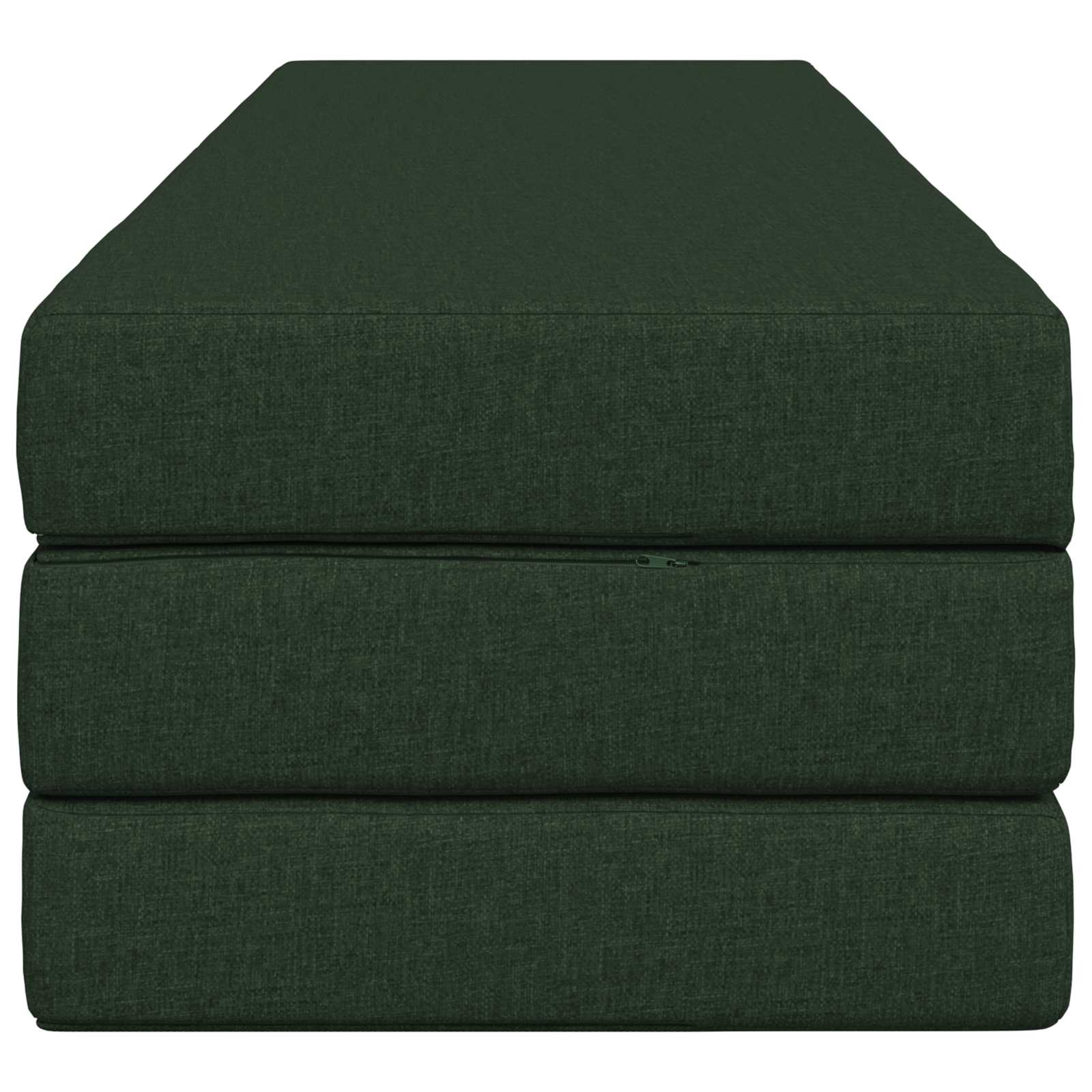 vidaXL Składana Sofa Łóżko 200 x 67 x 45 cm Ciemnozielony