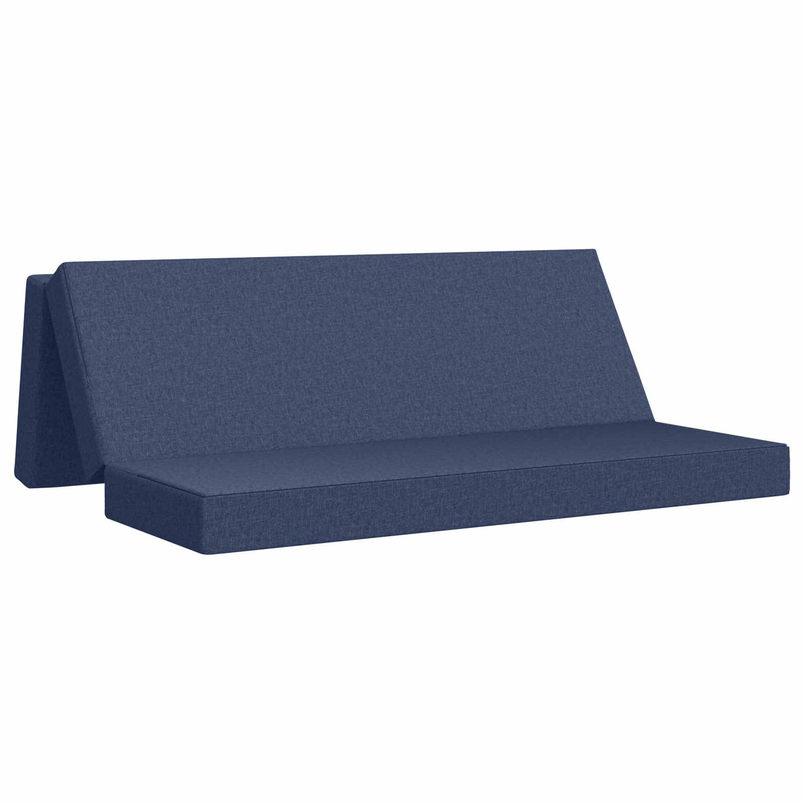 vidaXL Składana Sofa Łóżko 200 x 67 x 45 cm niebieski