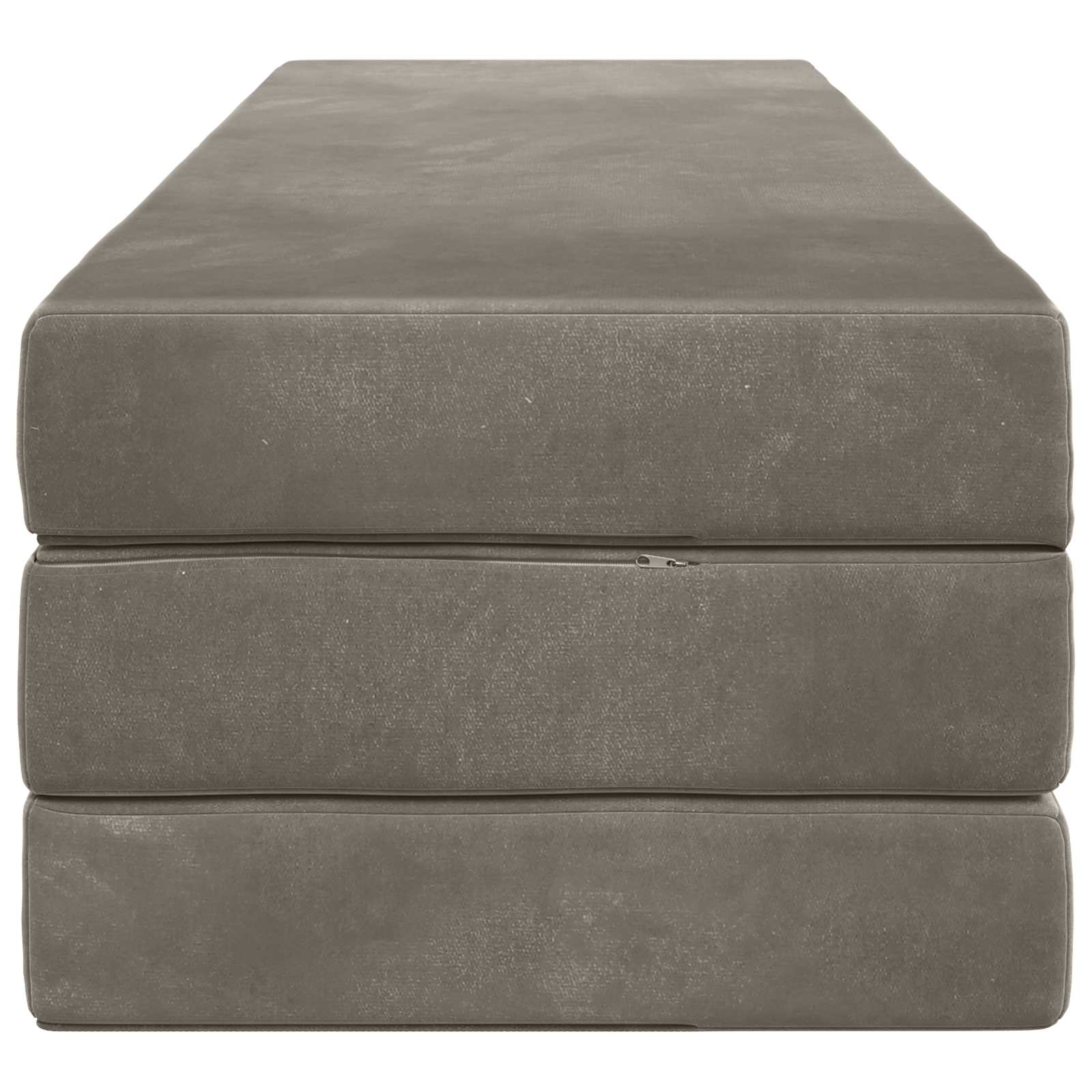 vidaXL Składana Sofa Łóżko 200 x 67 x 45 cm jasnoszary