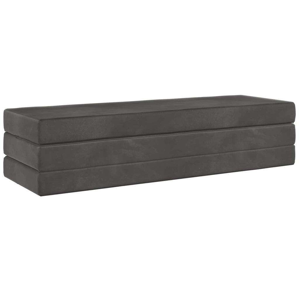 vidaXL Składana Sofa Łóżko 200 x 67 x 45 cm ciemnoszary