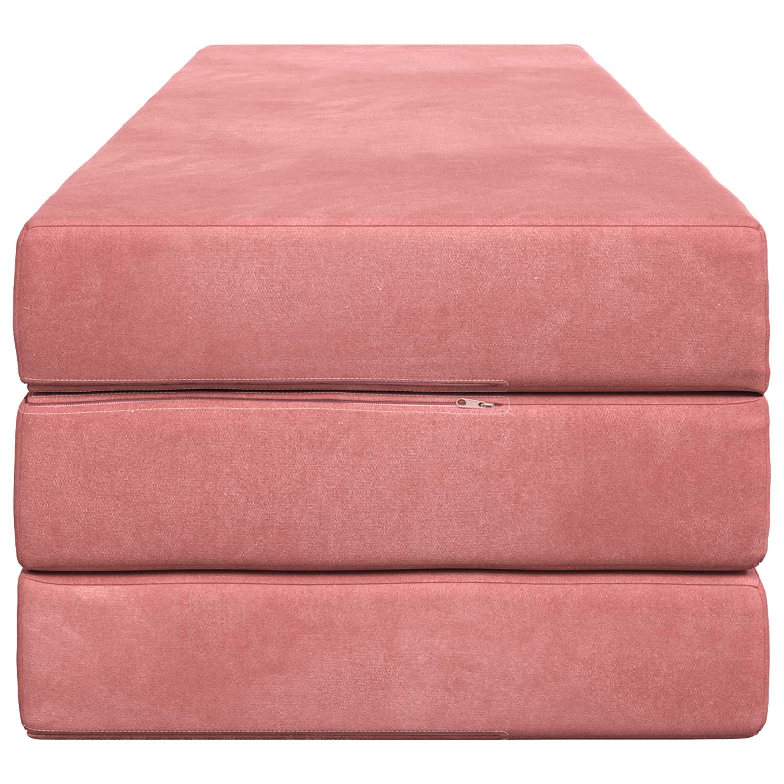 vidaXL Składana Sofa Łóżko 200 x 67 x 45 cm różowy