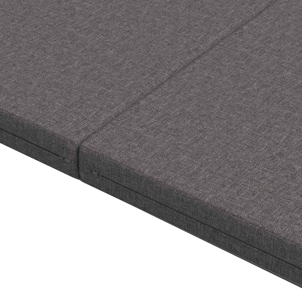 vidaXL Składana Sofa Łóżko 140 x 67 x 15 cm jasnoszary