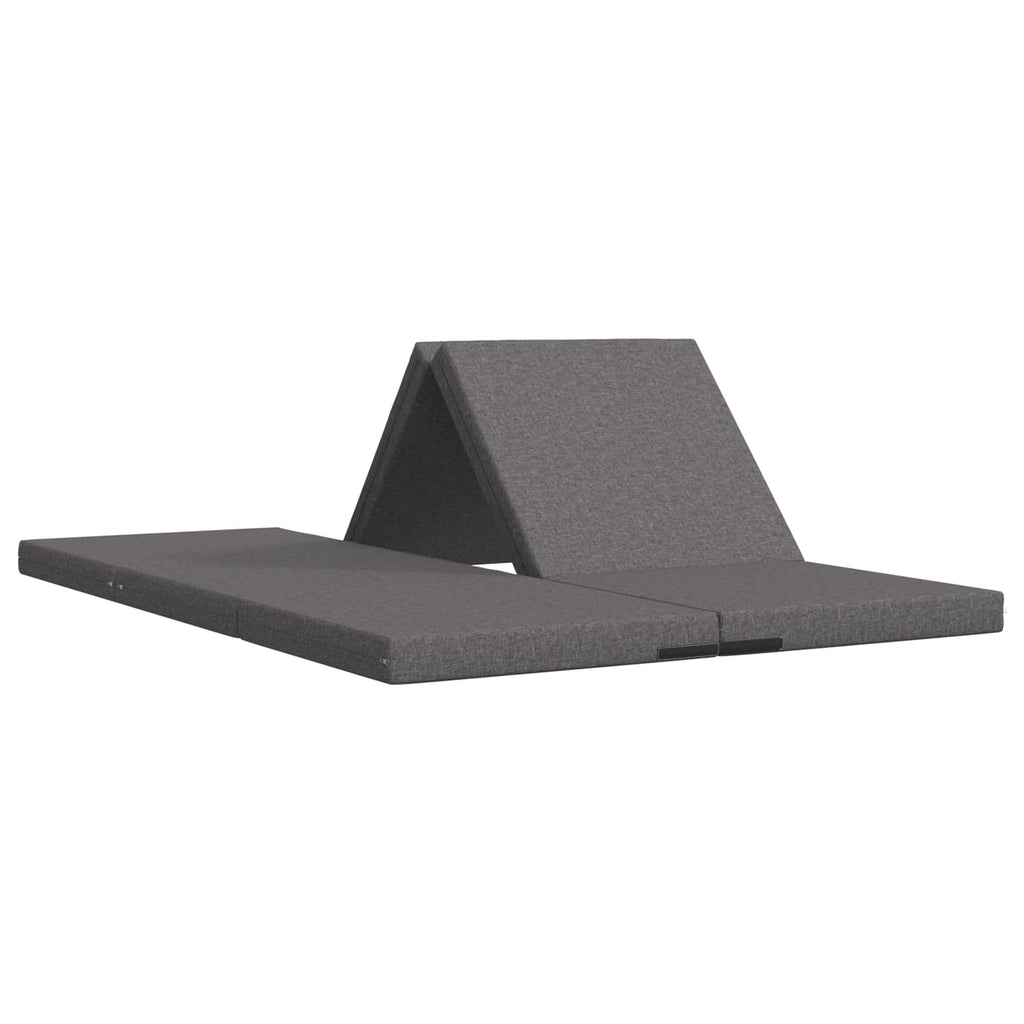 vidaXL Składana Sofa Łóżko 140 x 67 x 15 cm jasnoszary