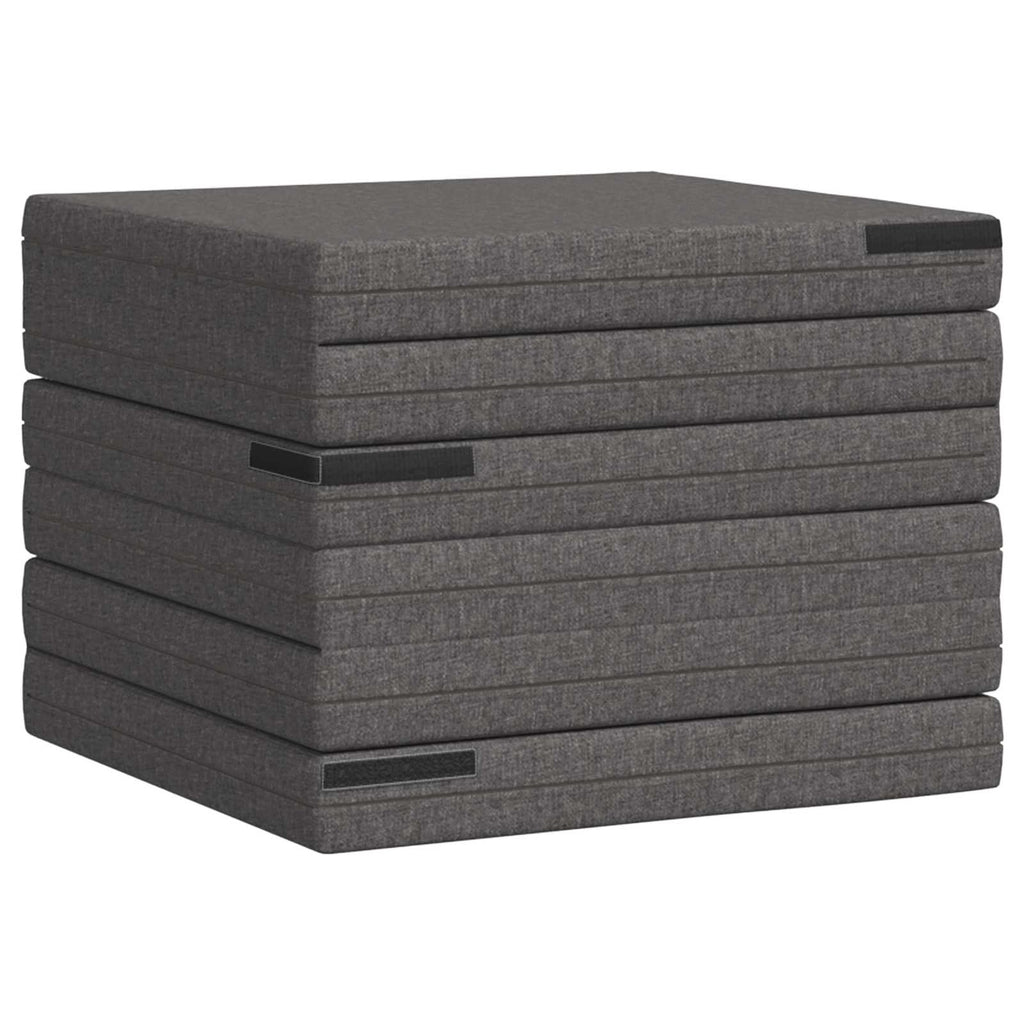 vidaXL Składana Sofa Łóżko 140 x 67 x 15 cm jasnoszary