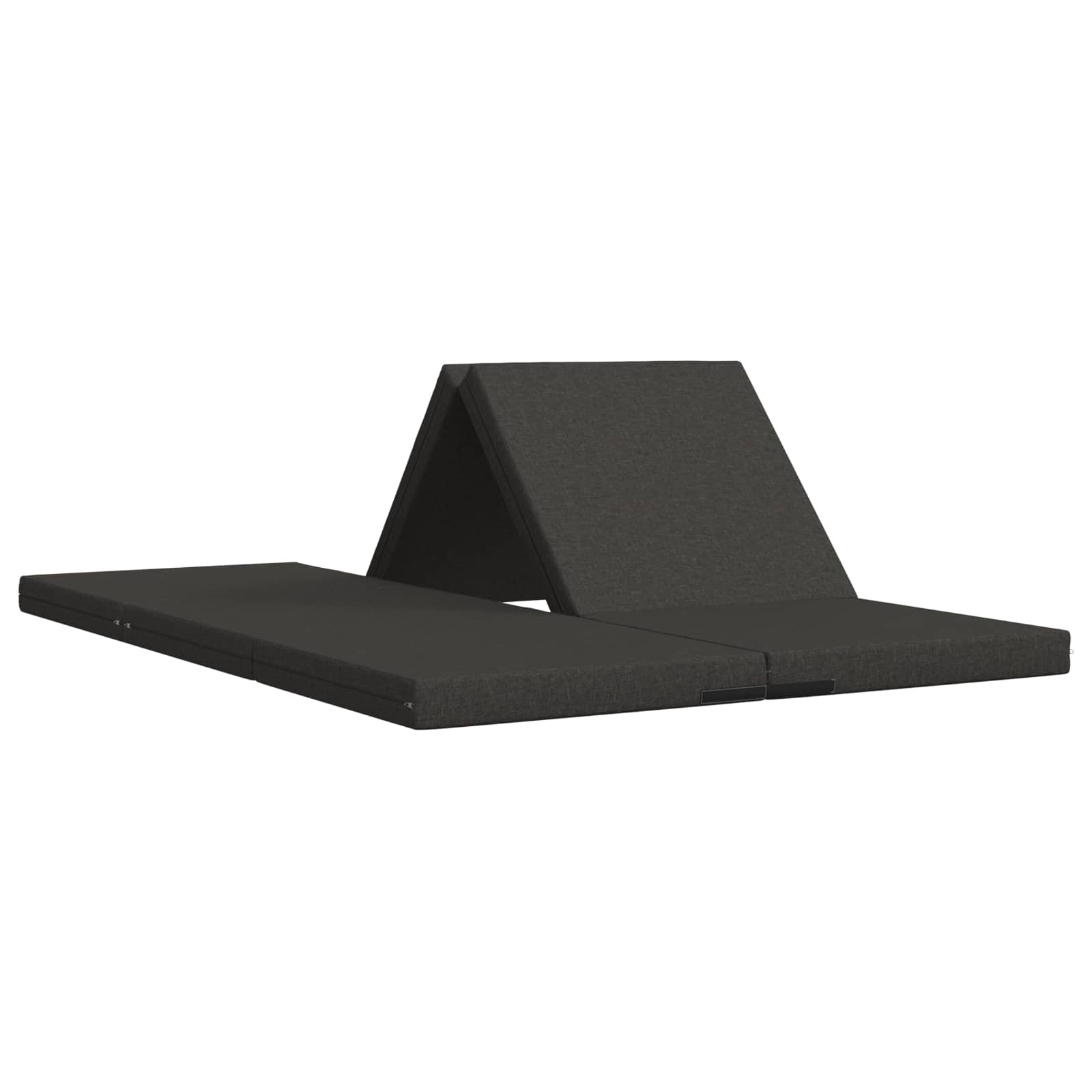 vidaXL Składana Sofa Łóżko 140 x 67 x 15 cm ciemnoszary