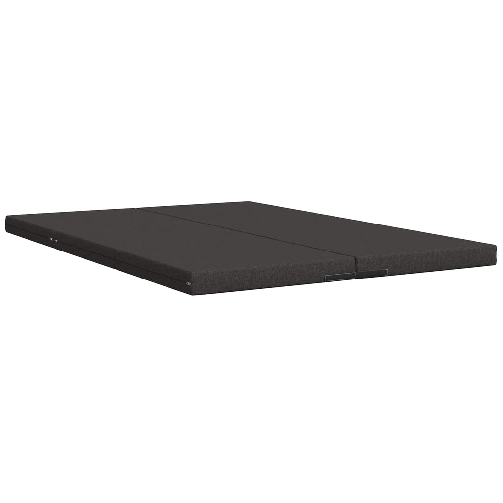 vidaXL Składana Sofa Łóżko 140 x 67 x 15 cm ciemnoszary