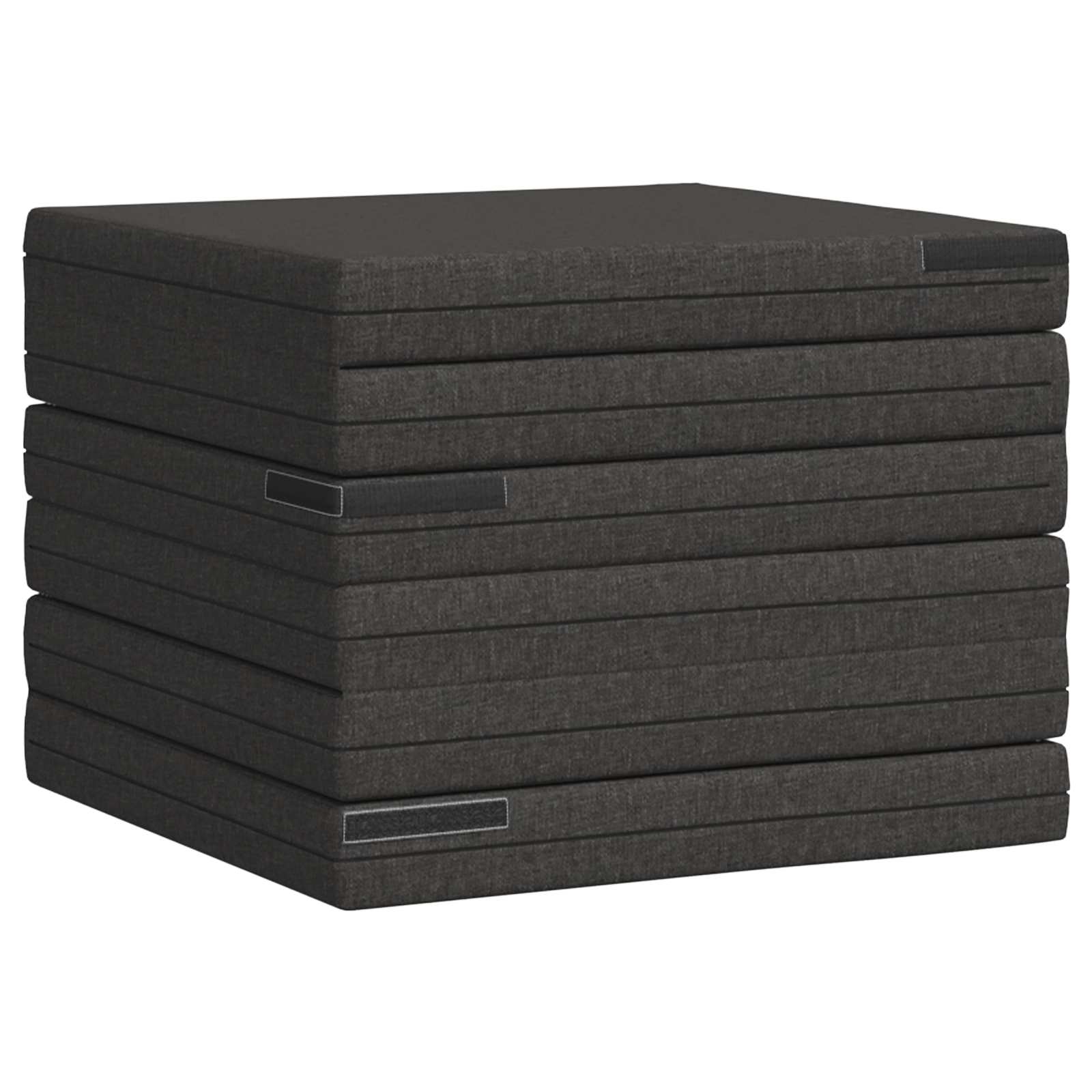 vidaXL Składana Sofa Łóżko 140 x 67 x 15 cm ciemnoszary